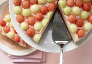 Melonen-Joghurt-Torte