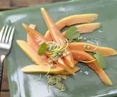 Papaya-Carpaccio