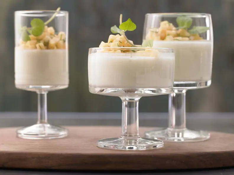Buttermilch-Limetten-Creme
