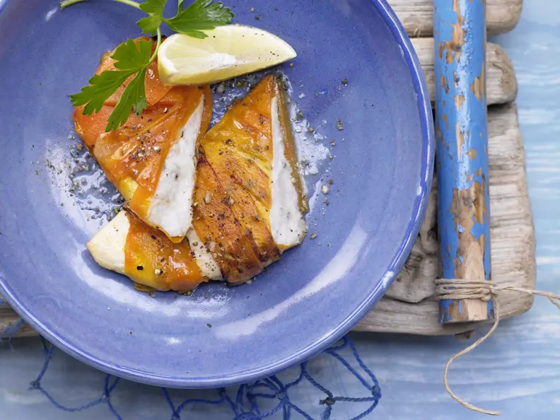 Gebackenes Schollenfilet