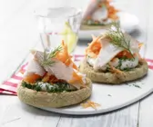 Forellenfilets mit Meerrettichquark