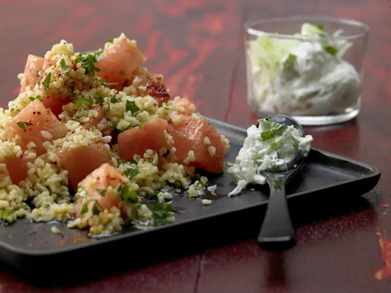 Bulgur-Melonen-Salat