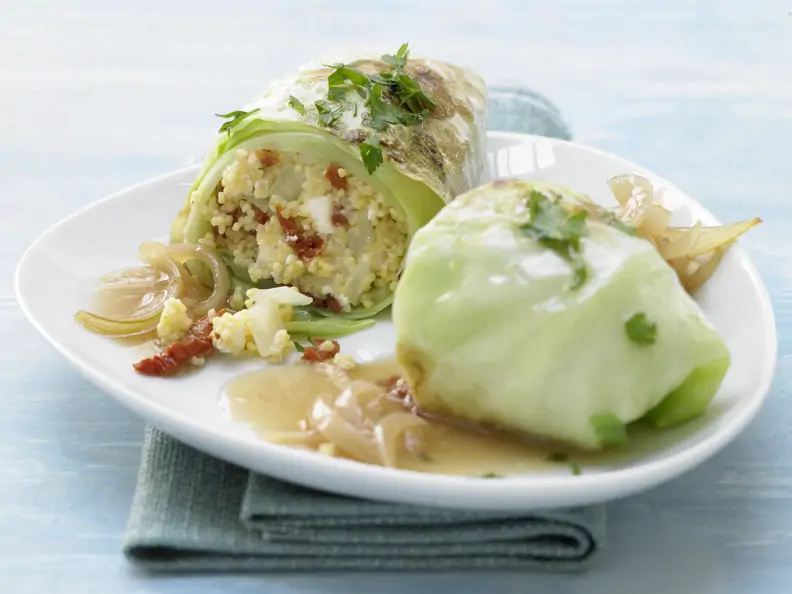 Vegetarische Kohlrouladen