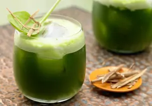 Melonen-Spinat-Saft