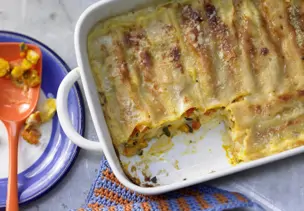 Kürbis-Cannelloni