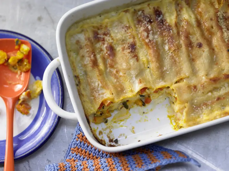 Kürbis-Cannelloni