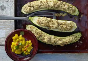 Gratinierte Zucchini