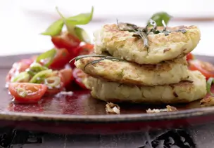 Kartoffel-Kohlrabi-Puffer