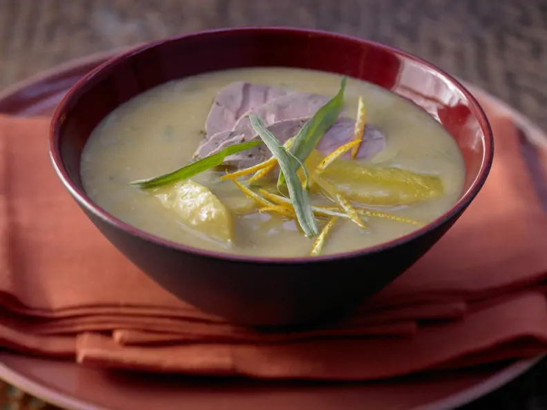 Bohnen-Orangen-Suppe