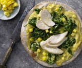 Pizza auf indische Art