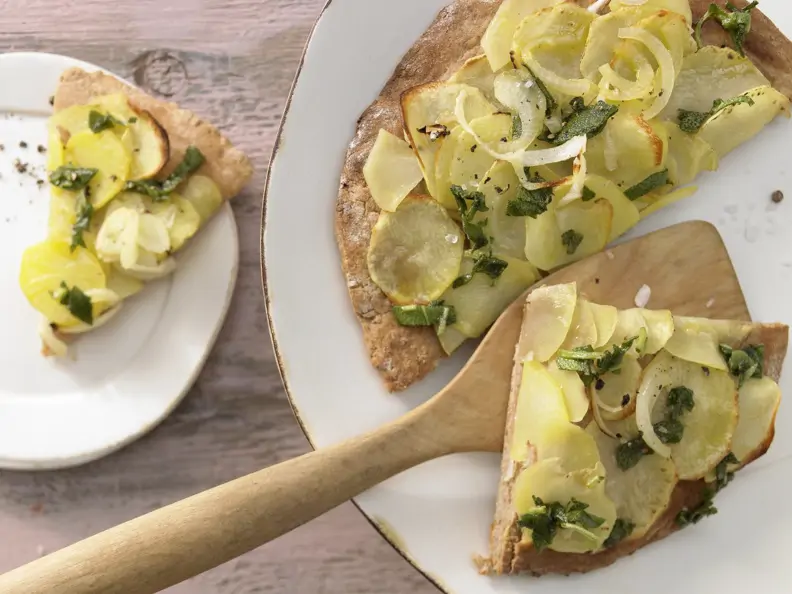 Kartoffel-Quark-Pizza
