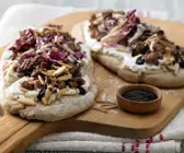 Pizza mit Lammhack