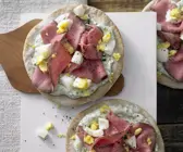 Pizza mit Roastbeef