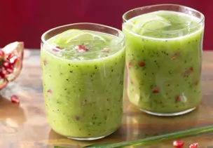 Kiwi-Limetten-Cocktail