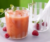 Mango-Himbeer-Cocktail