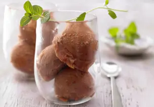 Tomaten-Chili-Sorbet