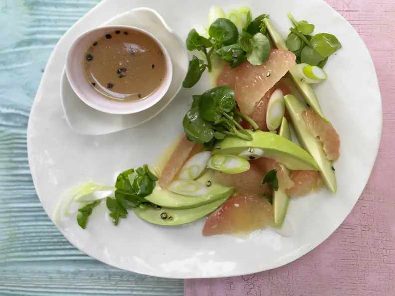 Grapefruit-Avocado-Salat