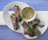 Schinken-Spinat-Röllchen