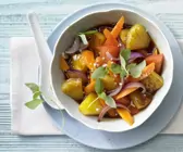 Wok-Gemüse mit Ananas