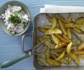 Gebackene Kartoffelspalten