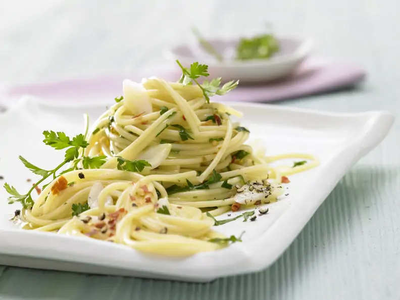 Chili-Knoblauch-Spaghetti