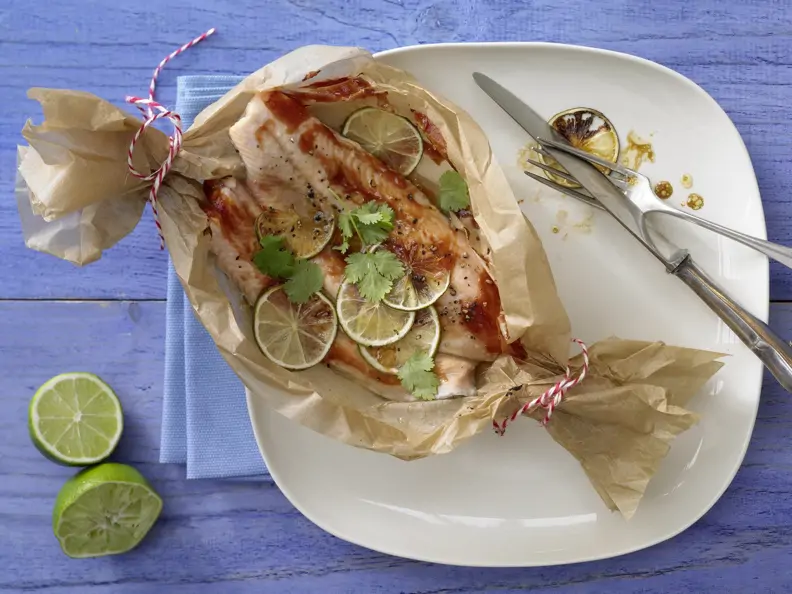 Fisch-Limetten-Päckchen