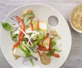 Tofu-Gurken-Salat