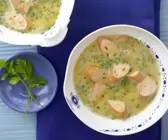 Erbsencremesuppe