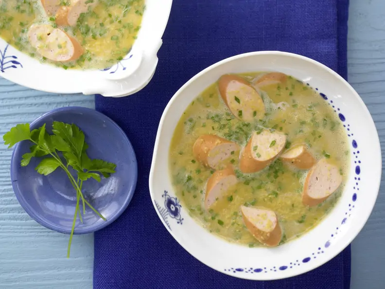 Erbsencremesuppe