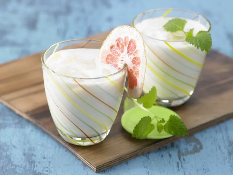 Zitrus-Soja-Drink