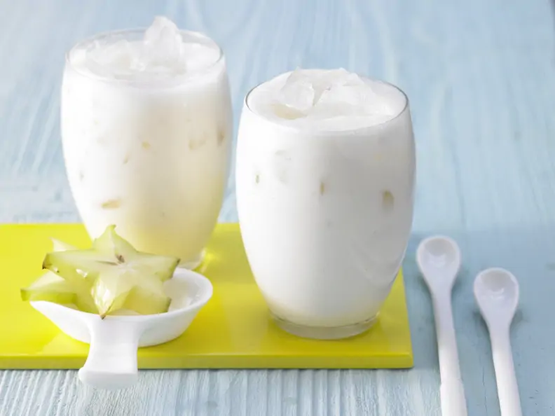 Weißer Tee-Smoothie