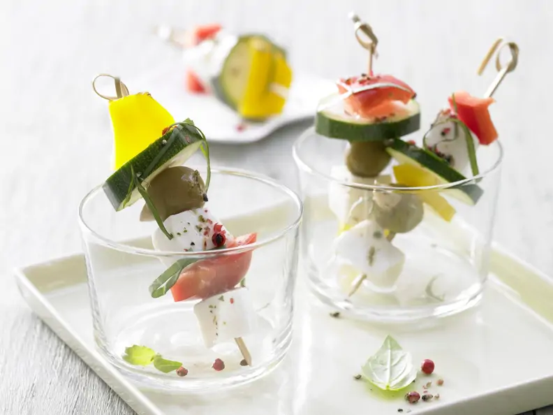 Mozzarella-Spieße