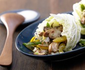 Scharfe Chinakohl-Wraps