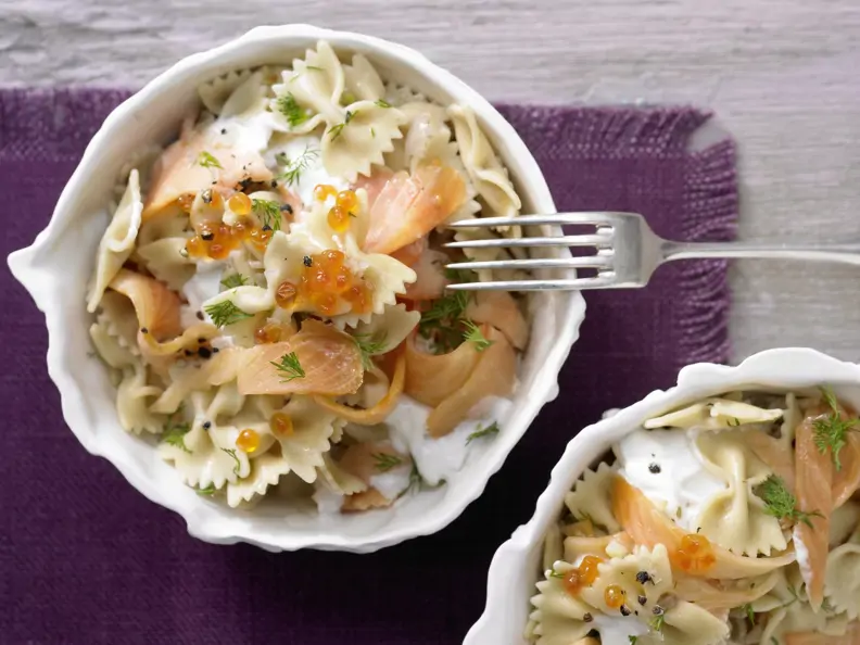 Pasta mit Räucherlachs