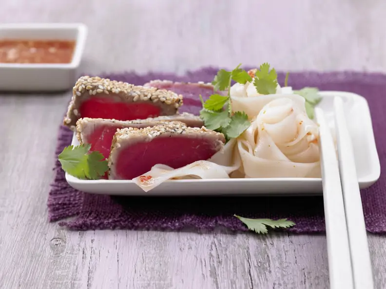 Gebratener Sesam-Thunfisch