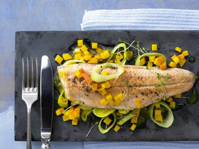 Gebratene Saiblingsfilets