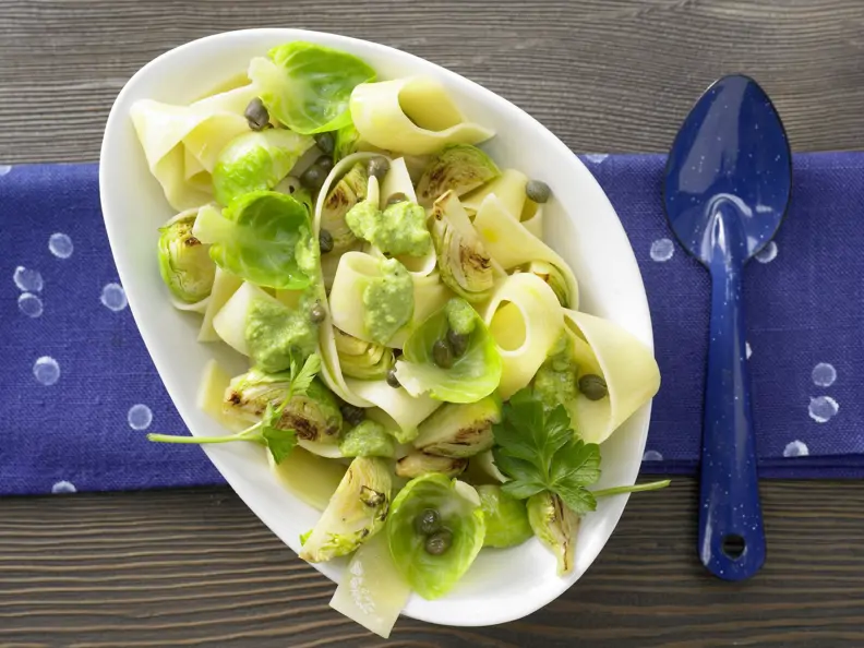 Rosenkohl-Pasta