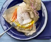 Fischfilet in Pergament