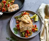 Gebratenes Kabeljaufilet