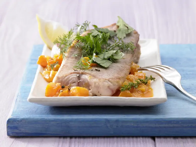 Gebratene Rotbarschfilets