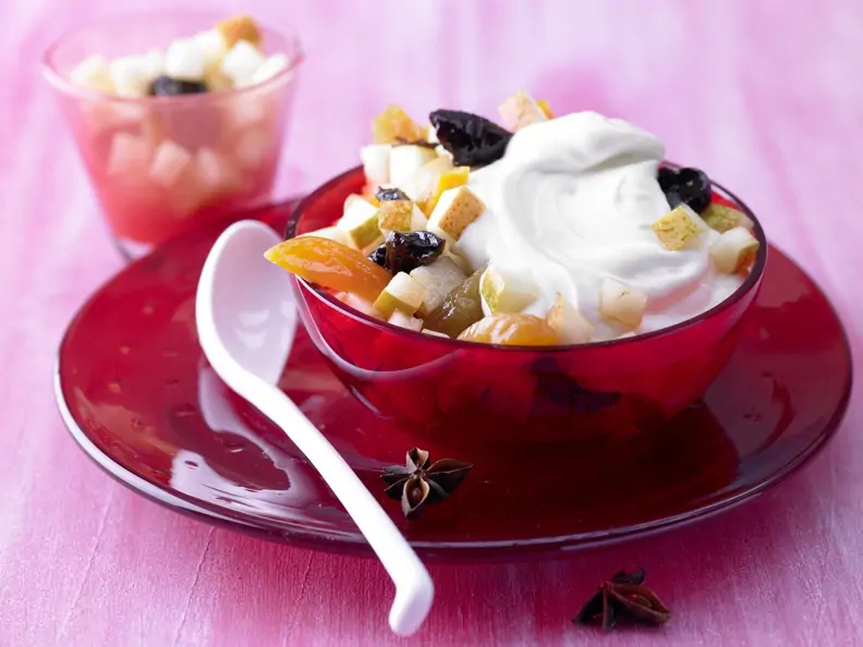 Birnen-Fruchtsalat