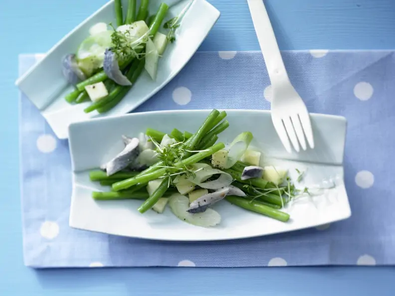 Herings-Bohnen-Salat