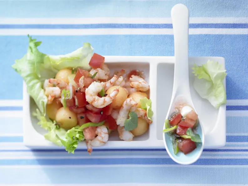 Eskariol-Melonen-Salat