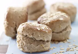 Scones mit Haferflocken