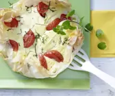 Frischkäse-Tomaten-Tarte