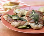 Kalbsschnitzel à la Saltimbocca