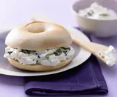 Schafskäse-Bagel