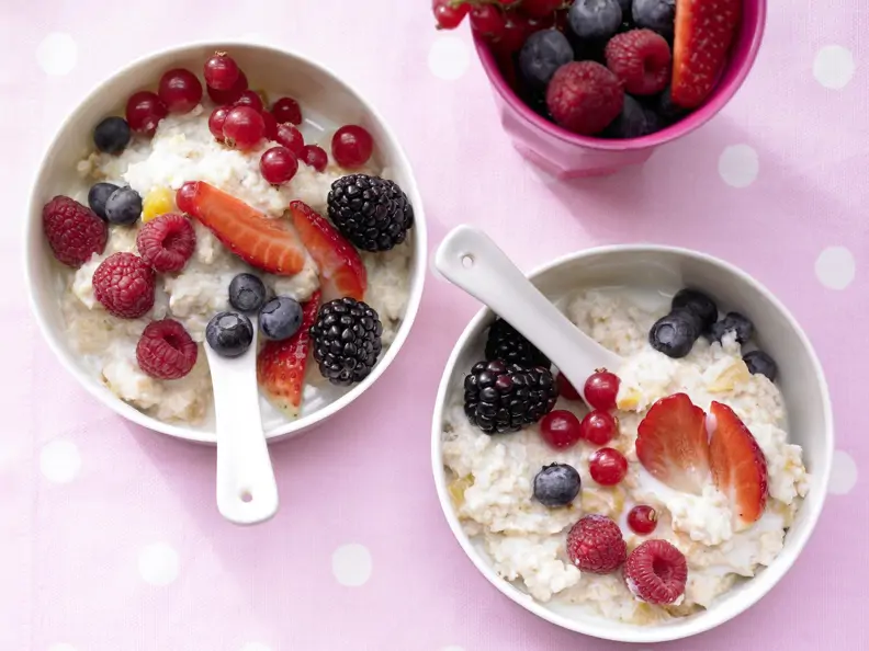 Beeren-Porridge