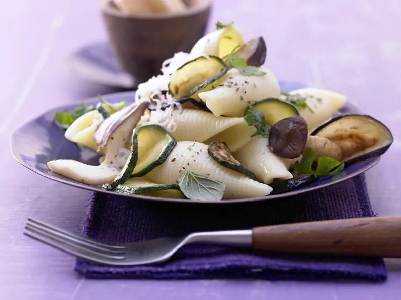 Zucchini-Pilz-Pasta