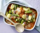 Gnocchi-Spargel-Auflauf